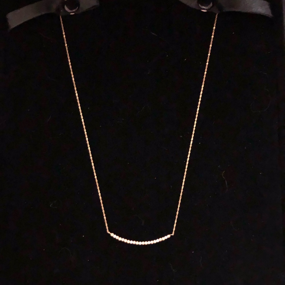 14K Tricolor Beaded Necklace
